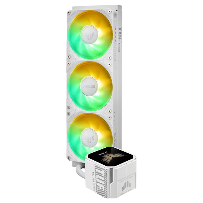 Asus TUF Gaming LC III 360 ARGB LCD White Edition Blanco