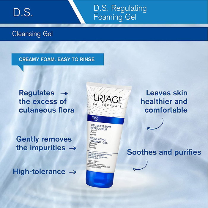 Uriage DS Gel Limpiador Purificante de 150 ml