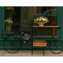 DKD Home Decor Expositor de Metal y Madera Diseño Bicicleta Negro y Marrón