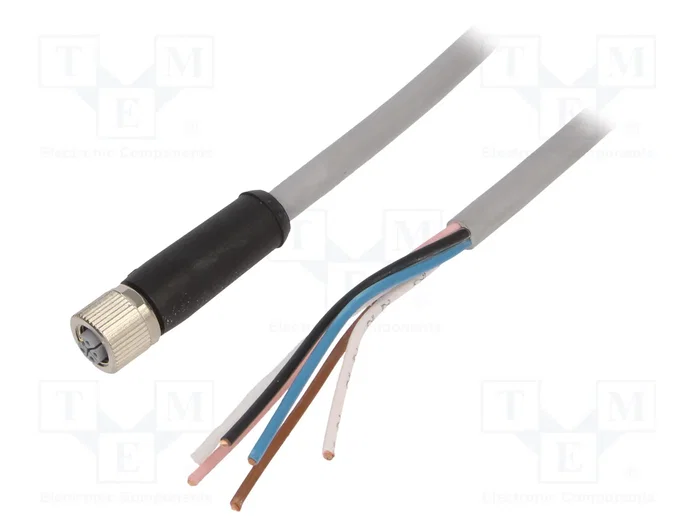 MURRELEKTRONIK Cable para sensores M12 hembra recto 5 pines 3m MURRELEKTRONIK Cable para sensores M12 hembra recto 5 pines 3m