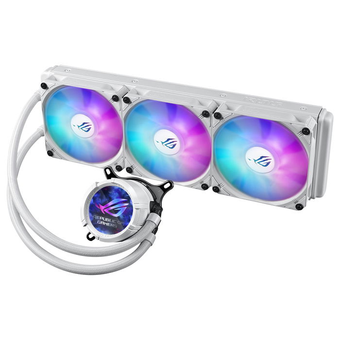 Asus ROG Strix LC III 360 ARGB LCD Water Cooling Kit, Color Blanco, Referencia 90RC00W2-M0UAY0