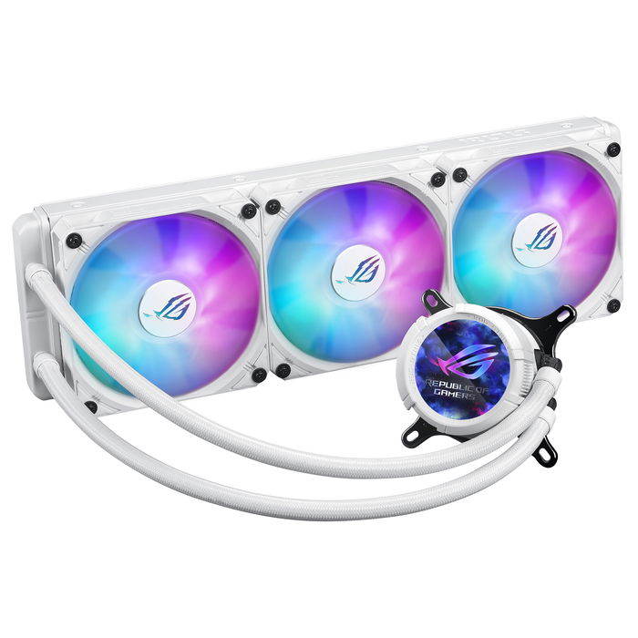 Asus ROG Strix LC III 360 ARGB LCD Water Cooling Kit, Color Blanco, Referencia 90RC00W2-M0UAY0