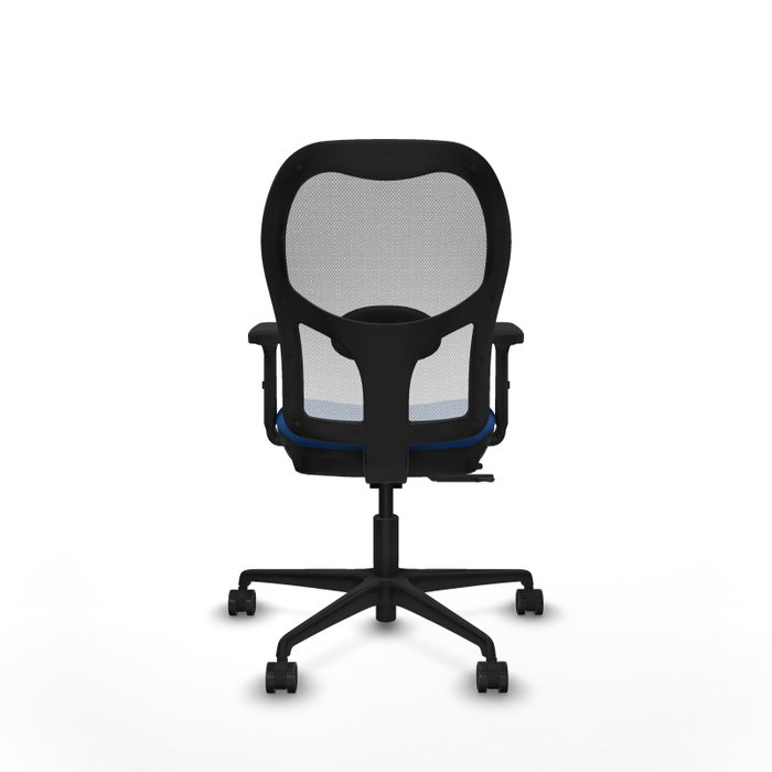 PIQUERAS Y CRESPO Silla de oficina Jorquera con mecanismo Sincro/Traslack, Azul y Blanco PIQUERAS Y CRESPO Silla de oficina Jorquera con mecanismo Sincro/Traslack, Azul y Blanco