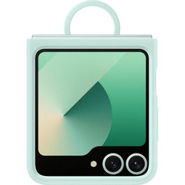 SAMSUNG Silicone Case with Ring para Galaxy Z Flip6, Mint