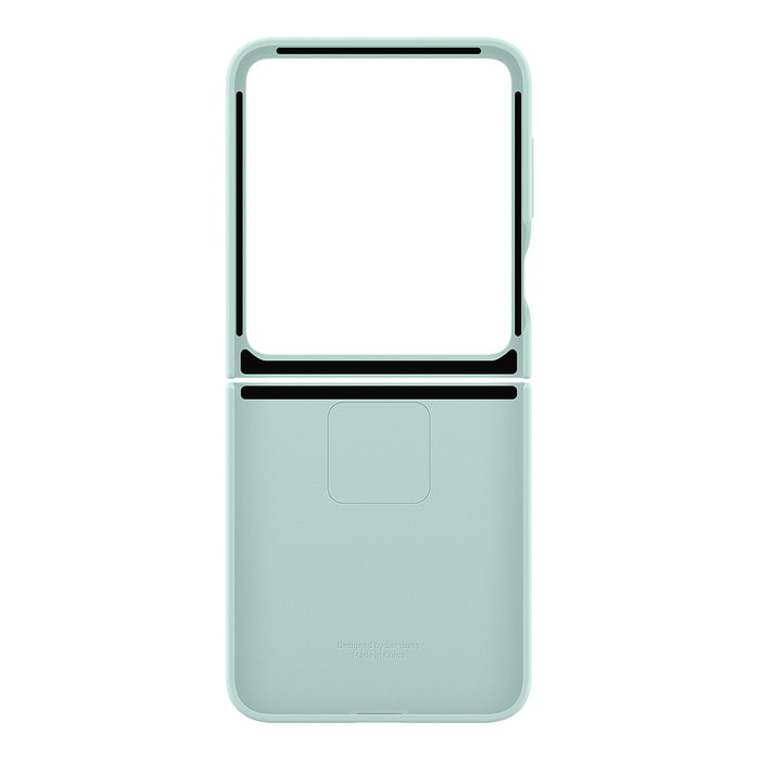 Samsung Silicone Case with Ring para Galaxy Z Flip6, Menta Samsung Silicone Case with Ring para Galaxy Z Flip6, Menta