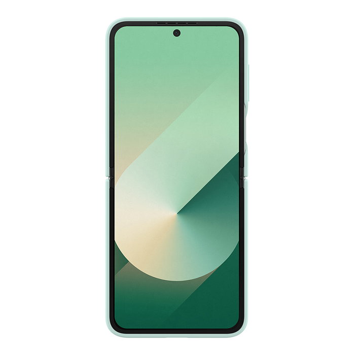 Samsung Silicone Case with Ring para Galaxy Z Flip6, Menta Samsung Silicone Case with Ring para Galaxy Z Flip6, Menta