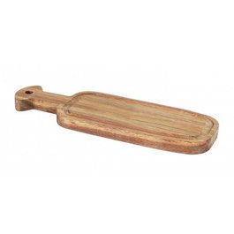 Tabla Rectangular de Acacia para Degustación 8.5x25 cm