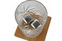 DKD Home Decor Whisky Set 4 Bambú Cristal Natural