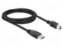 DeLOCK Cable USB 3.2 Gen 1 Tipo-A a Tipo-B 2 m Negro 85068