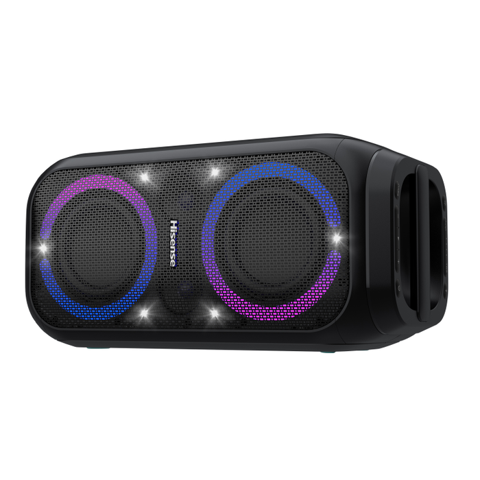 HISENSE Party Rocket 160 Altavoz para Fiestas Negro 160W Inalámbrico y Alámbrico Bluetooth IPX4 HISENSE Party Rocket 160 Altavoz para Fiestas Negro 160W Inalámbrico y Alámbrico Bluetooth IPX4