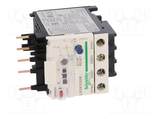 SCHNEIDER ELECTRIC Relé térmico TeSys K 0,8÷1,2A NO + NC