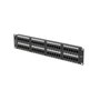 Lanberg Patch panel 48 puertos 2U 19 pulgadas Cat.6 negro