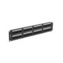 Lanberg Patch panel 48 puertos 2U 19 pulgadas Cat.6 negro