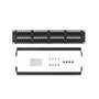 Lanberg Patch panel 48 puertos 2U 19 pulgadas Cat.6 negro