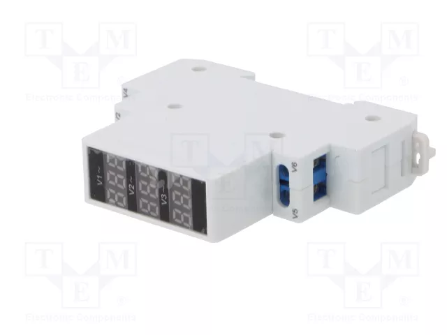 SPAMEL Indicador de tensión 3x80÷500VAC IP20 para raíl DIN SPAMEL Indicador de tensión 3x80÷500VAC IP20 para raíl DIN