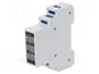 SPAMEL Indicador de tensión 3x80÷500VAC IP20 para raíl DIN