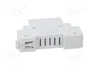 SPAMEL Indicador de tensión 3x80÷500VAC IP20 para raíl DIN
