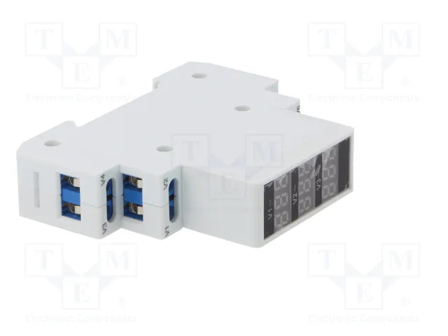 SPAMEL Indicador de tensión 3x80÷500VAC IP20 para raíl DIN SPAMEL Indicador de tensión 3x80÷500VAC IP20 para raíl DIN