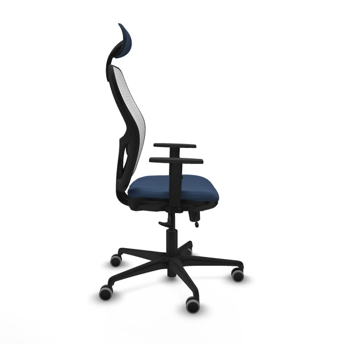 PIQUERAS Y CRESPO Silla de oficina Jorquera Azul marino y Blanco