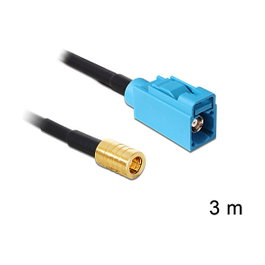 DeLOCK 88652 Cable coaxial RG-174 SMB macho a FAKRA Z hembra 3 m