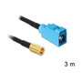 DeLOCK 88652 Cable coaxial RG-174 SMB macho a FAKRA Z hembra 3 m