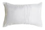 DKD Home Decor Cojín de Poliéster Blanco con Diseño Floral Bordado