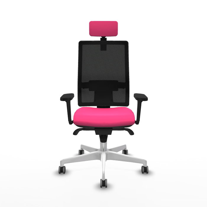PIQUERAS Y CRESPO Silla de oficina Horna Rosa con mecanismo Sincro PIQUERAS Y CRESPO Silla de oficina Horna Rosa con mecanismo Sincro