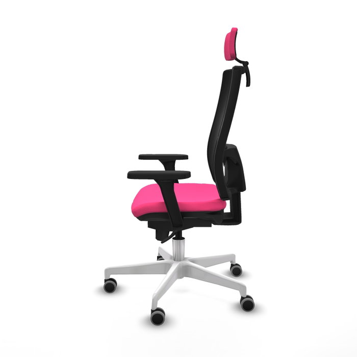 PIQUERAS Y CRESPO Silla de oficina Horna Rosa con mecanismo Sincro PIQUERAS Y CRESPO Silla de oficina Horna Rosa con mecanismo Sincro