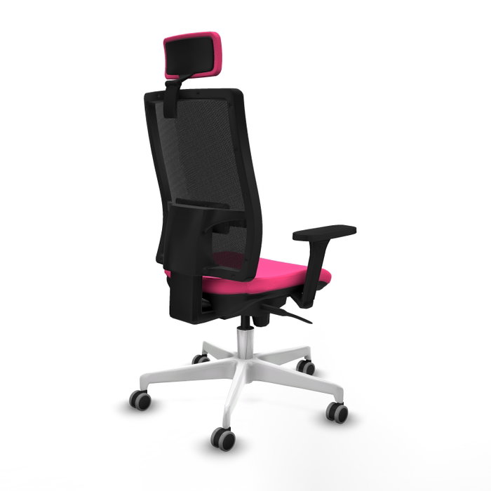 PIQUERAS Y CRESPO Silla de oficina Horna Rosa con mecanismo Sincro PIQUERAS Y CRESPO Silla de oficina Horna Rosa con mecanismo Sincro