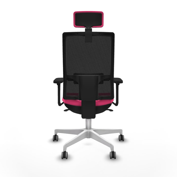 PIQUERAS Y CRESPO Silla de oficina Horna Rosa con mecanismo Sincro PIQUERAS Y CRESPO Silla de oficina Horna Rosa con mecanismo Sincro