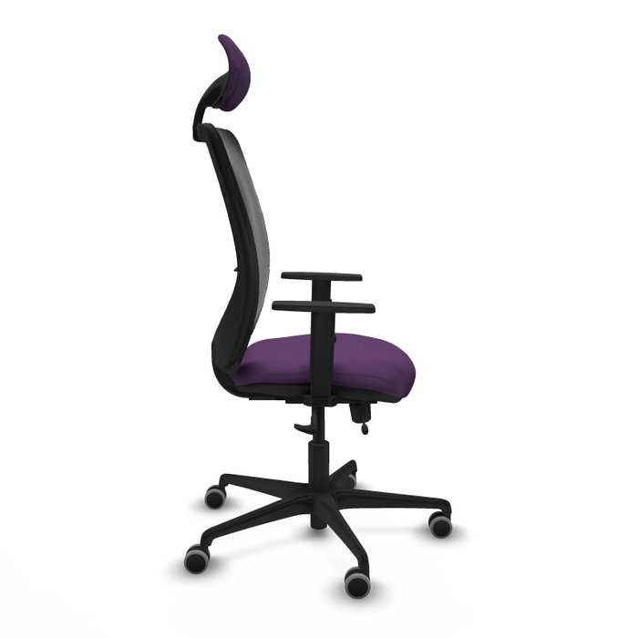 PIQUERAS Y CRESPO Silla de oficina Zulema Morado/Negro