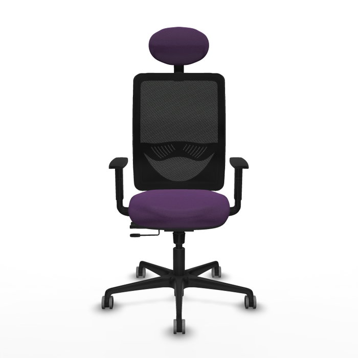 PIQUERAS Y CRESPO Silla de oficina Zulema Morado/Negro