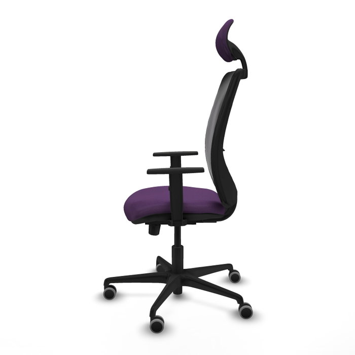 PIQUERAS Y CRESPO Silla de oficina Zulema Morado/Negro