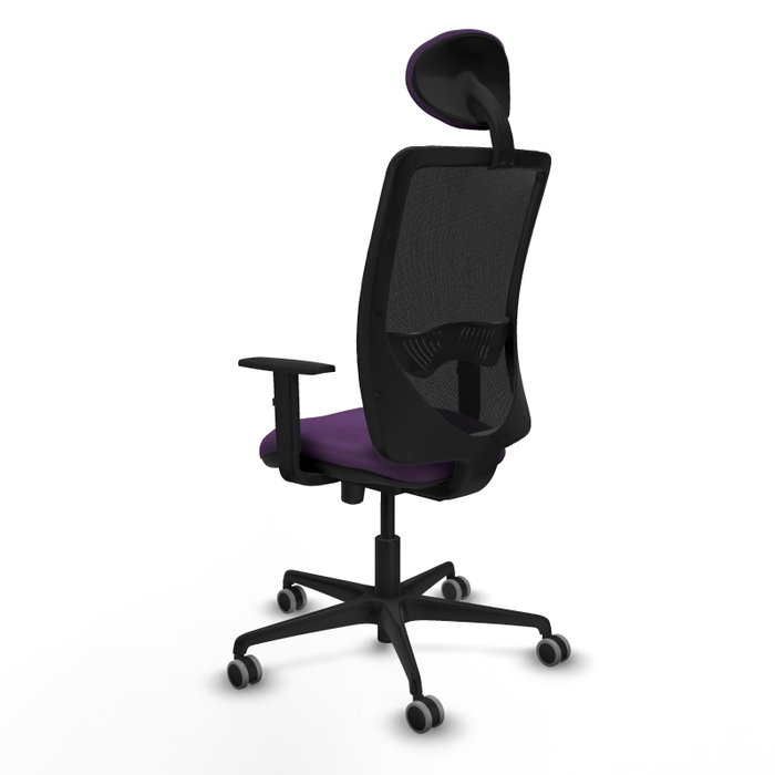 PIQUERAS Y CRESPO Silla de oficina Zulema Morado/Negro