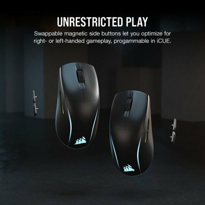 Corsair M75 Ratón Gaming Inalámbrico de 26000 dpi Negro