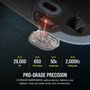 Corsair M75 Ratón Gaming Inalámbrico de 26000 dpi Negro