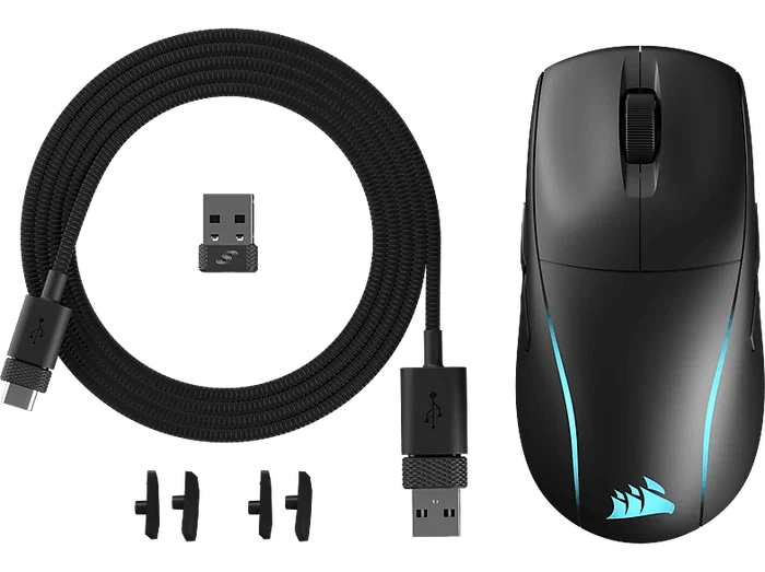 Corsair M75 Ratón Gaming Inalámbrico de 26000 dpi Negro