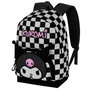 KARACTERMANIA Mochila urbana Kuromi Hello Kitty 44x31x18cm adaptable a trolley, Ripstop, bolsillo para dispositivos