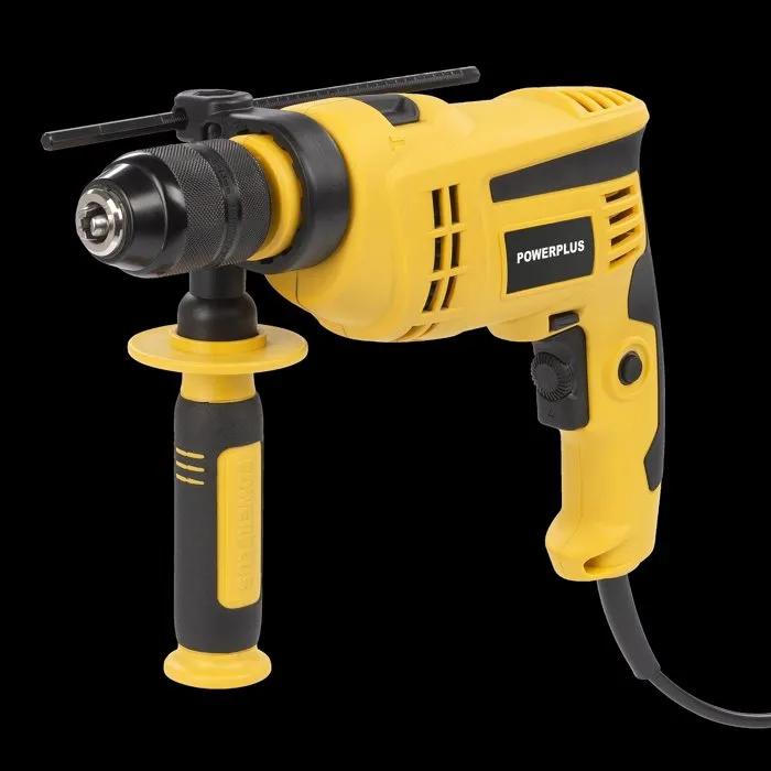 Powerplus POW5400338127977 Taladro de Impacto 1050W 48.000 gpm para Madera, Acero y Hormigón