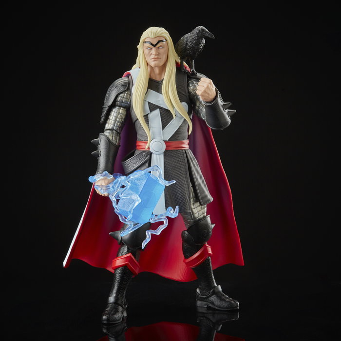 Hasbro Marvel Legends Thor - Figura Articulada 15 cm Heraldo de Galactus con Mjolnir, FX Poder, Cuervo y Accesorios - Incluye Pieza Build-A-Figure Controller Hasbro Marvel Legends Thor - Figura Articulada 15 cm Heraldo de Galactus con Mjolnir, FX Poder, Cuervo y Accesorios - Incluye Pieza Build-A-Figure Controller