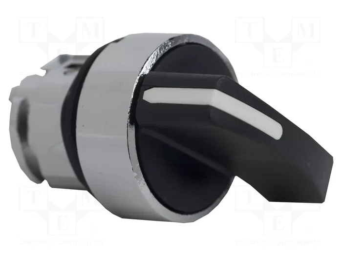SCHNEIDER ELECTRIC Interruptor rotativo Harmony XB4 de 22mm, 2 posiciones, negro SCHNEIDER ELECTRIC Interruptor rotativo Harmony XB4 de 22mm, 2 posiciones, negro