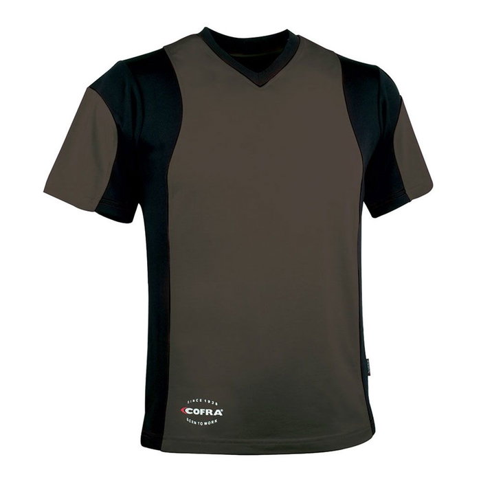 Cofra Java Camiseta Manga Corta Fango/Negro Talla L Cofra Java Camiseta Manga Corta Fango/Negro Talla L