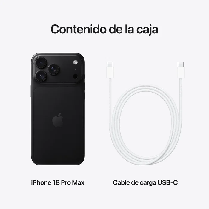 Apple iPhone 18 Pro Max 512GB Negro