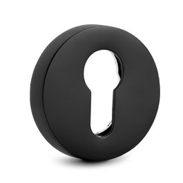 JANDEL Bocallave Zamak Ø50x10 mm Liso Negro y Cromo