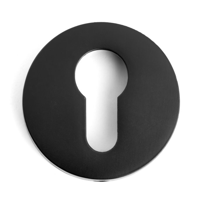 Jandel Bocallave Zamak Ø50x10 mm Liso Acabado Negro y Cromo