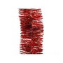 Decoris Espumillón Brillante Rojo, Decoración Navideña, Ø 7.5 x 270 cm