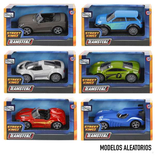 Color Baby Coche Metal Street Kingz 10x5x4 cm - Modelos Surtidos