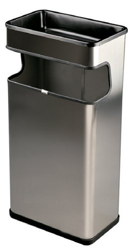 Papelera Cenicero Metalica H4007 40 Litros