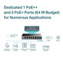 TP-Link TL-SG1006PP Switch Gigabit de 6 puertos con 1 puerto PoE++ y 3 puertos PoE+