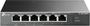 TP-Link TL-SG1006PP Switch No Administrado Gigabit Ethernet PoE 6 Puertos Gris